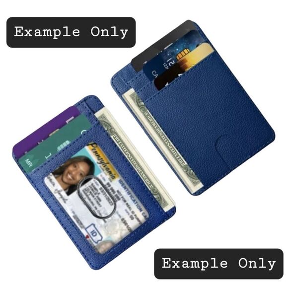 RFID Wallet Black Pink Black Textured - Picture 6 of 7